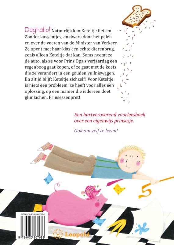 Prinsessenpret / Keteltje achterkant