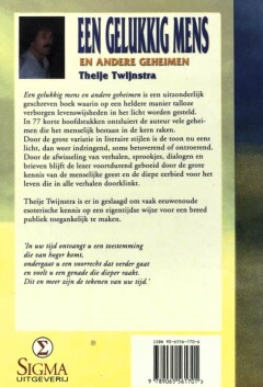 GELUKKIG MENS EN ANDERE GEHEIMEN achterkant