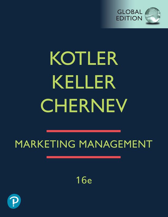 Philip Kotler Marketing Management, Global Edition