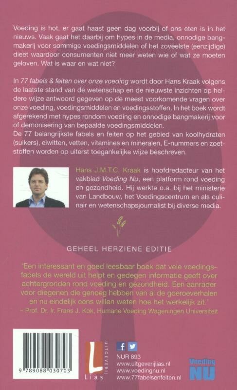 77 fabels & feiten over onze voeding achterkant