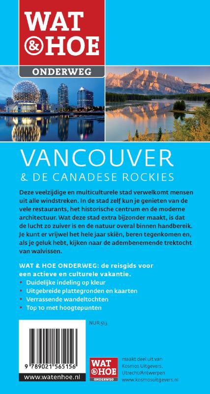 Vancouver en de Canadese rockies / Wat & Hoe onderweg achterkant