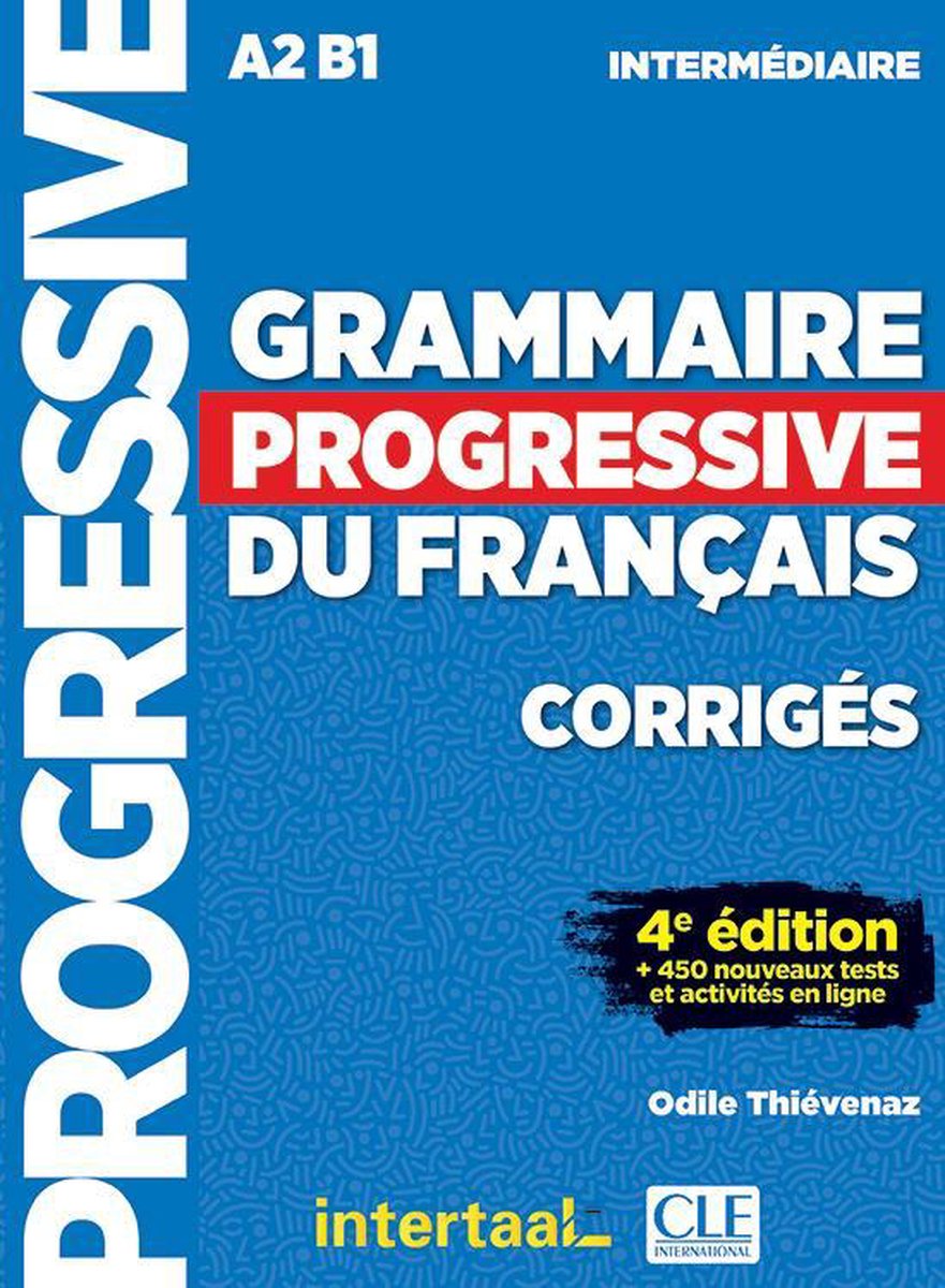Grammaire progressive du français - niveau intermédiaire cor