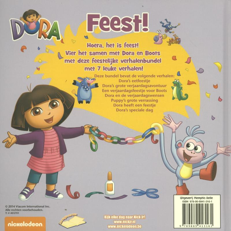 Dora - Feest! achterkant