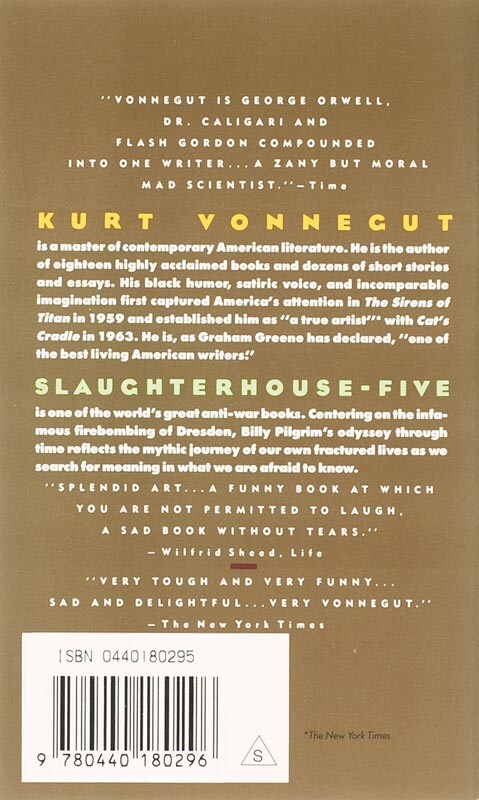 Slaughterhouse-five, or The children's crusade / A Laurel book achterkant
