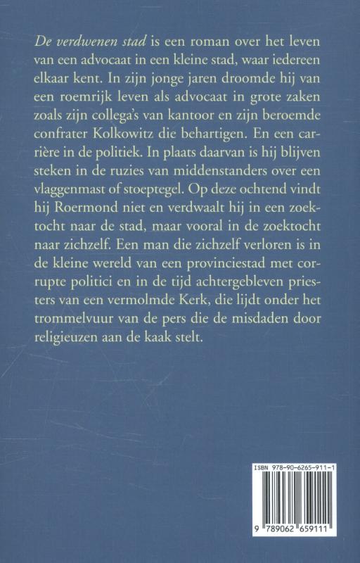 De verdwenen stad achterkant