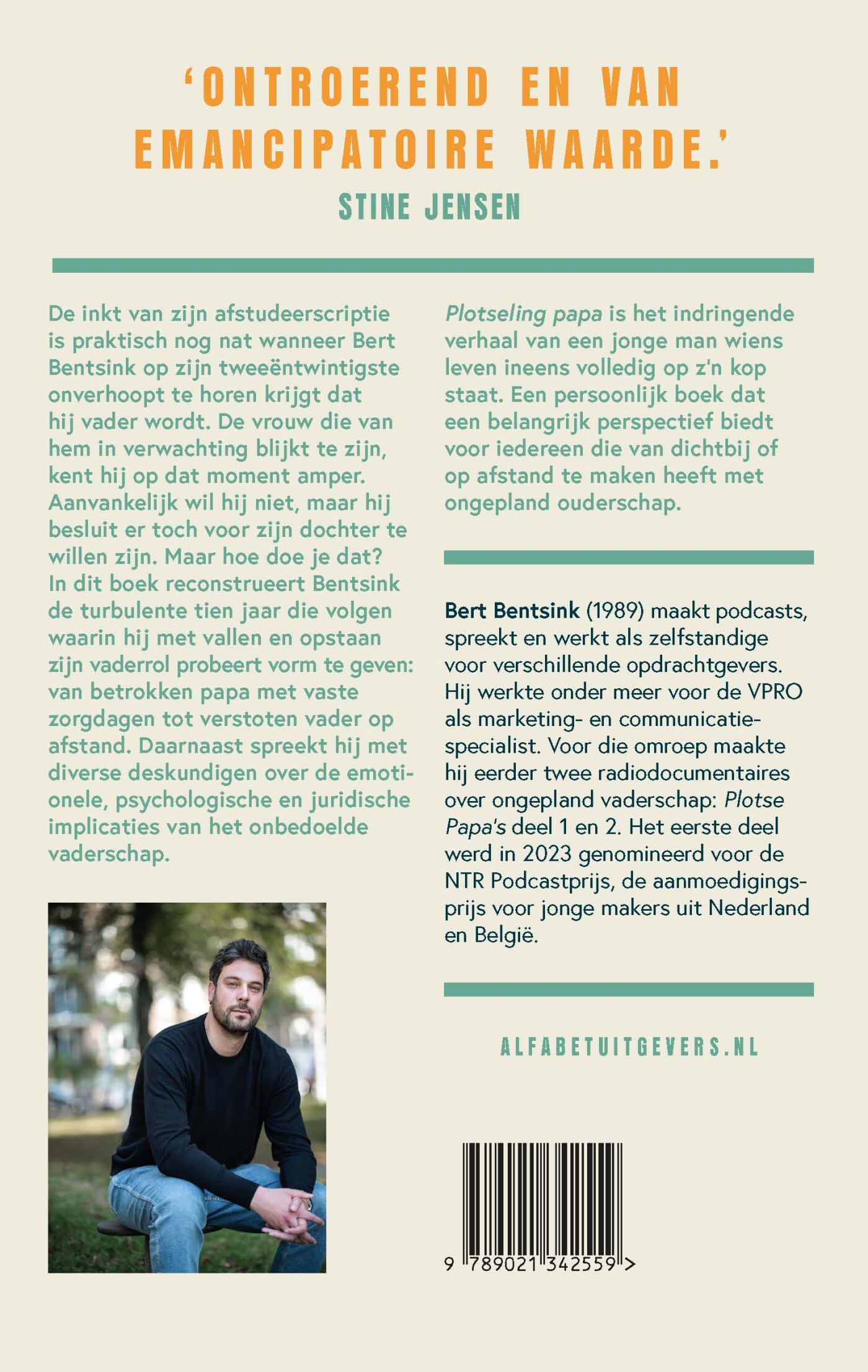 Plotseling papa achterkant