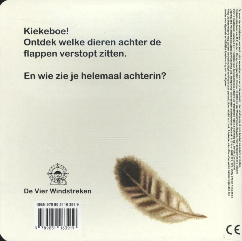 Kiekeboe! Kiekeboe! achterkant