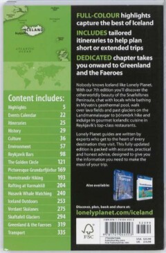 Iceland 7E Lonely Planet achterkant