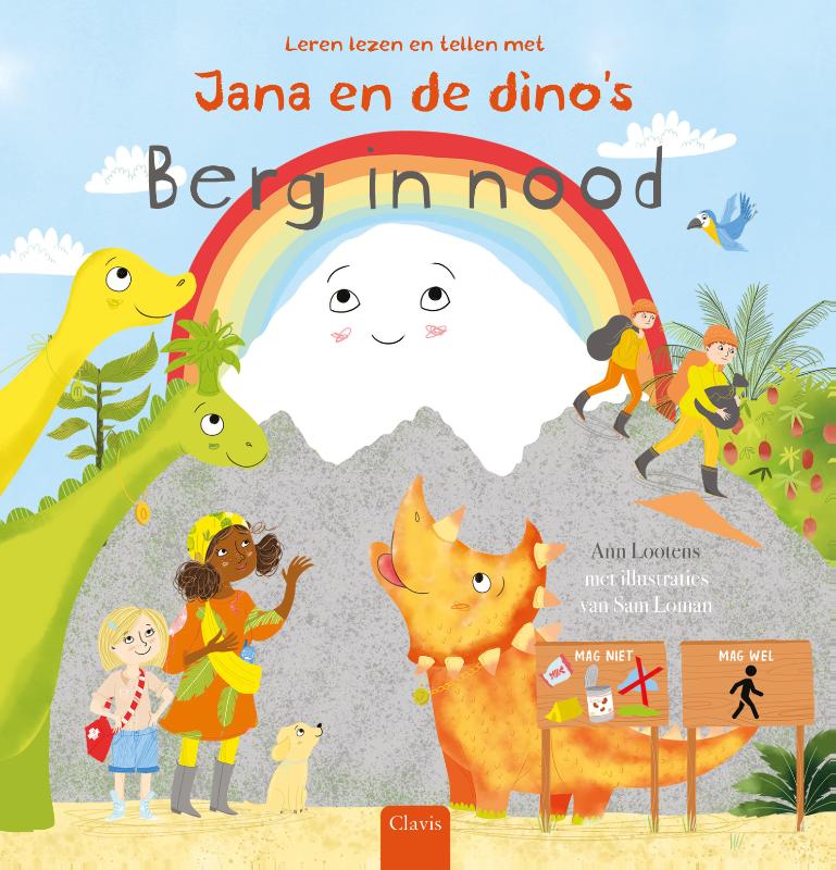 Leren lezen en tellen met Jana en de dino's  -   Berg in nood