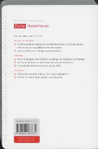 Van Dale pocketwoordenboek Duits-Nederlands / Van Dale pockets achterkant