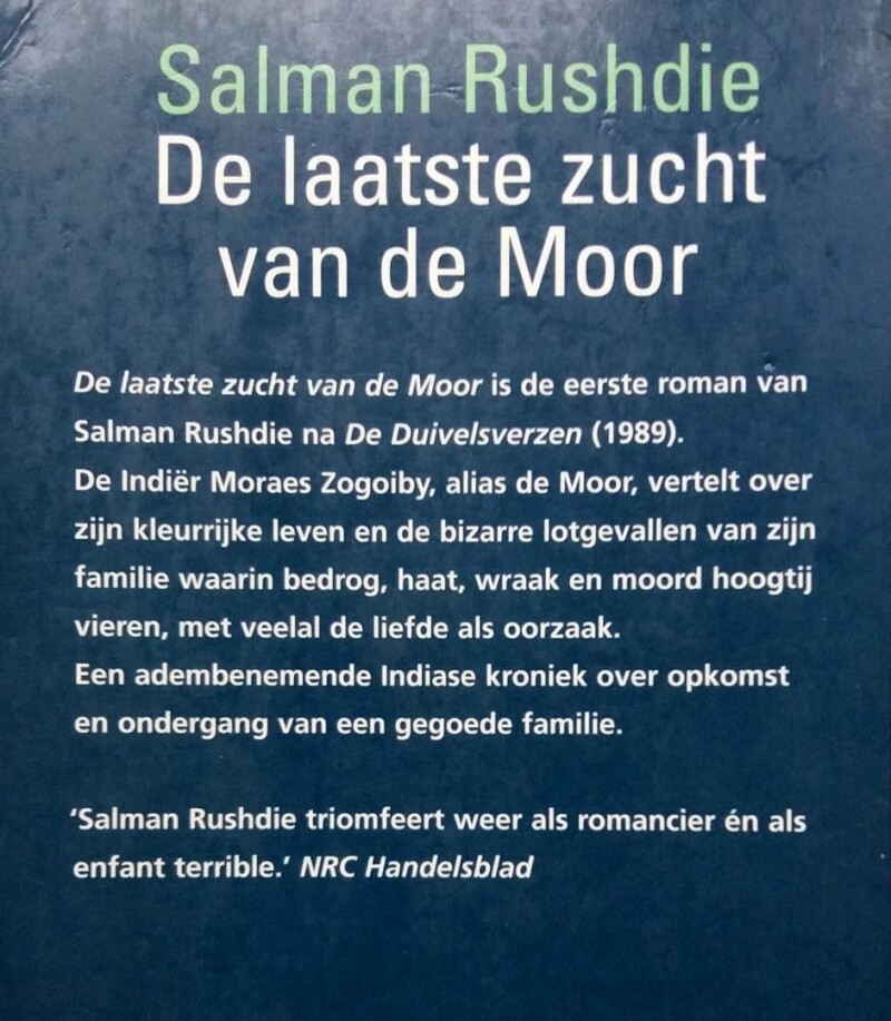 De laatste zucht van de Moor / Sterpocket / 17 achterkant
