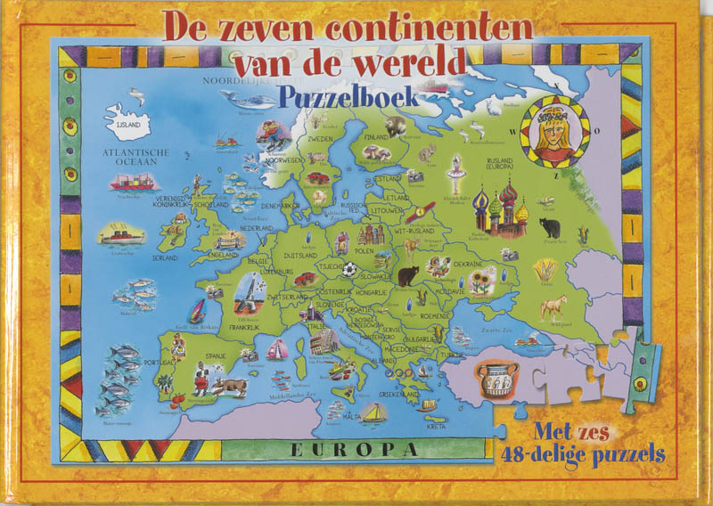 De zeven continenten van de wereld