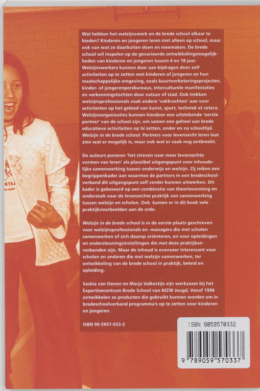 WELZIJN IN DE BREDE SCHOOL DR 1 Welzijn in de brede school dr 1 achterkant