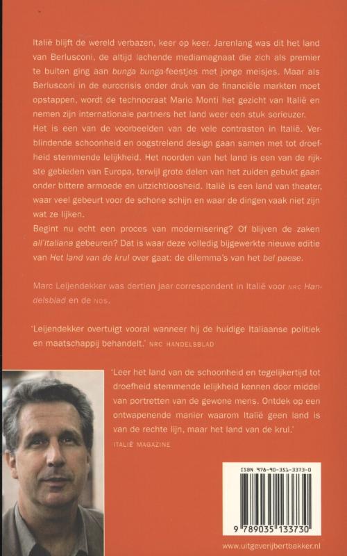 Het land van de krul Het land van de krul achterkant