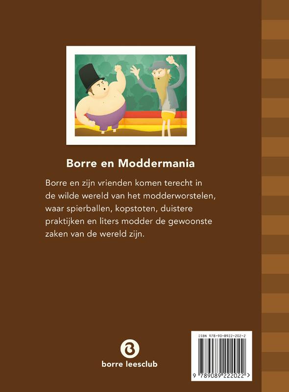 Borre en moddermania / Groep 8 / De Gestreepte Boekjes achterkant