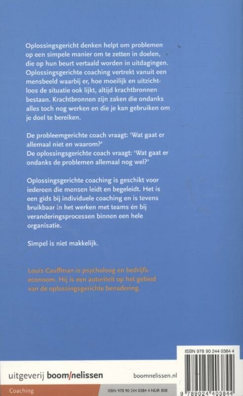 Oplossingsgerichte coaching achterkant