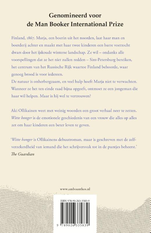Witte honger achterkant