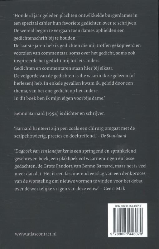 Mijn gedichtenschrift achterkant