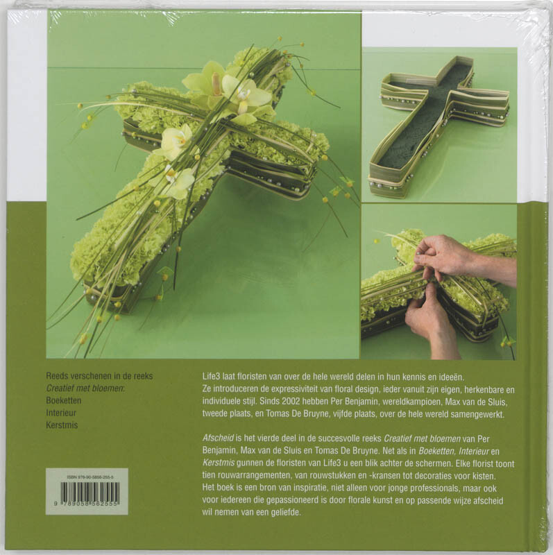 Creatief met bloemen Afscheid / Creatief met bloemen achterkant