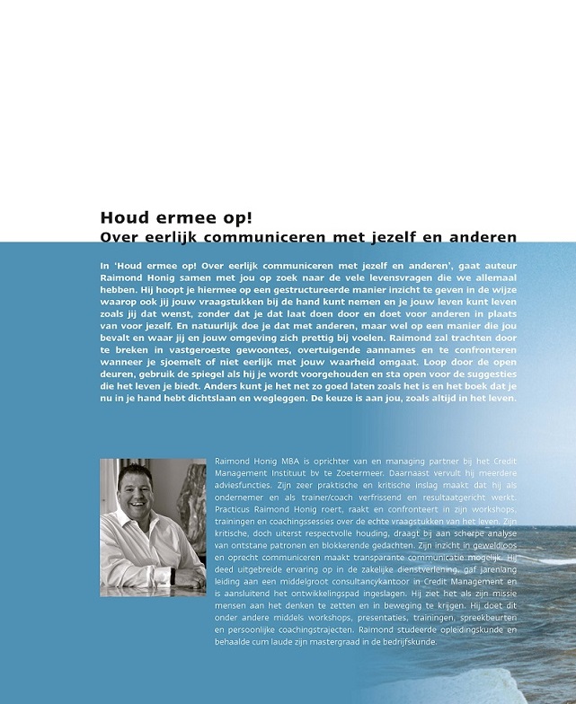 Houd ermee op! Houd ermee op! achterkant