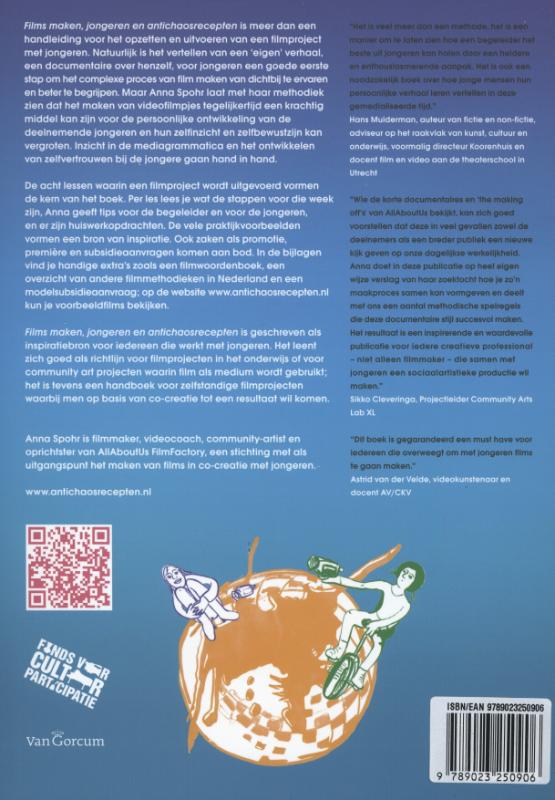 Films maken, jongeren en antichaosrecepten achterkant