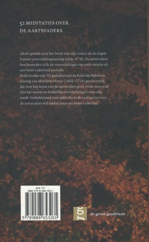 Dagen van vreemdelingschap achterkant