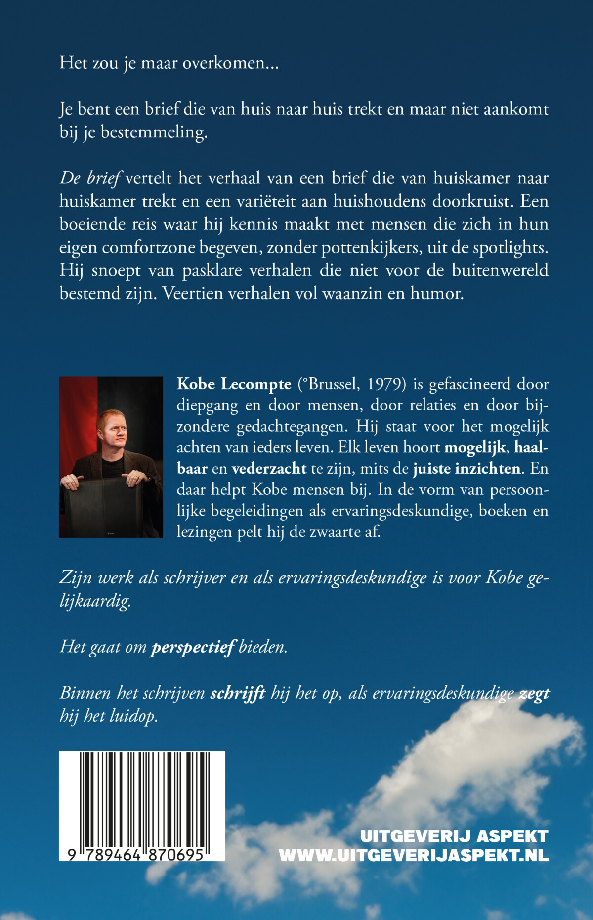 De brief achterkant
