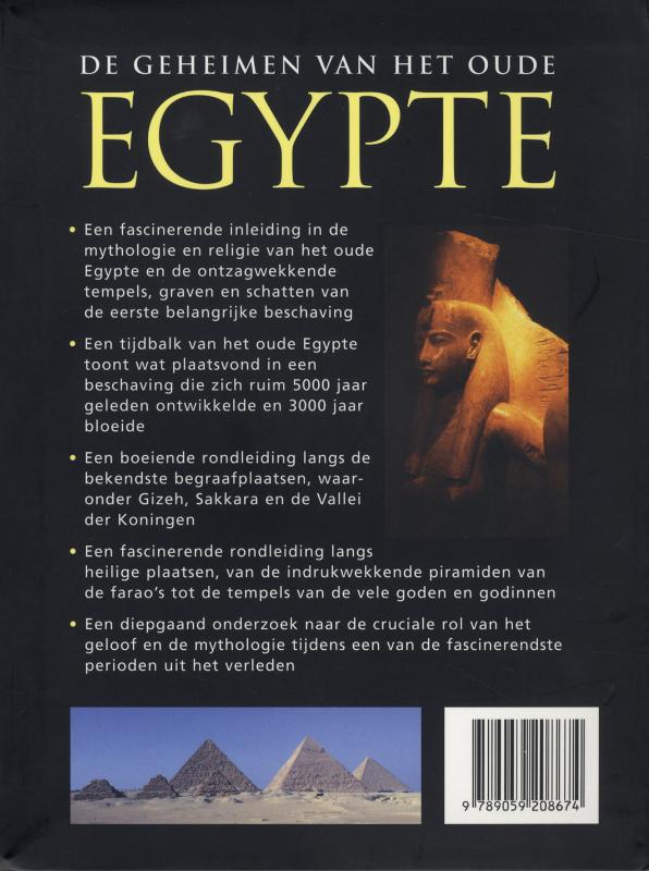 De geheimen van het oude Egypte achterkant