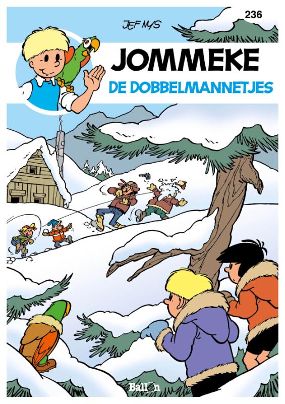 De dobbelmannetjes / Jommeke strip - nieuwe look / 236