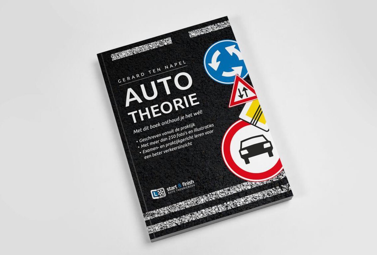 Auto Theorieboek Rijbewijs B - Start & Finish lesmethode + 950 examenvragen