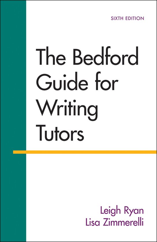 boekenbalie_9781457650727_cover The Bedford Guide for Writing Tutors