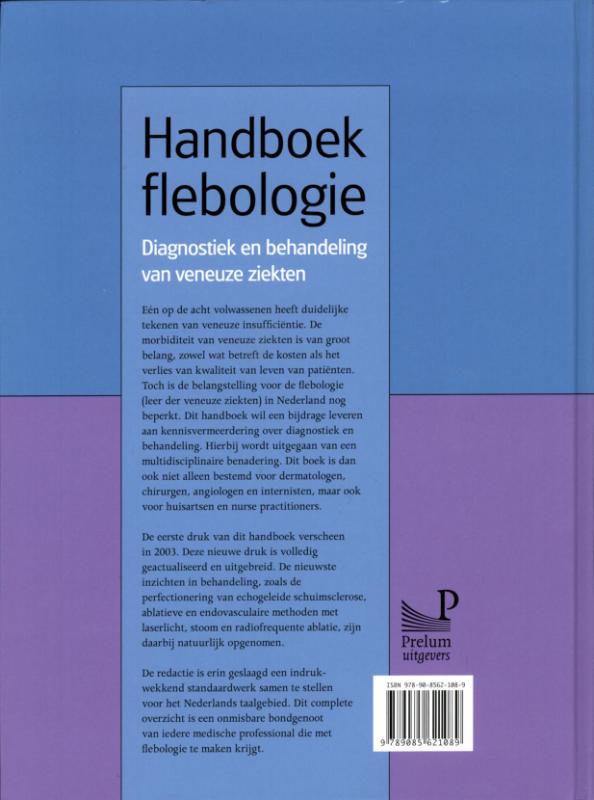 Handboek flebologie achterkant