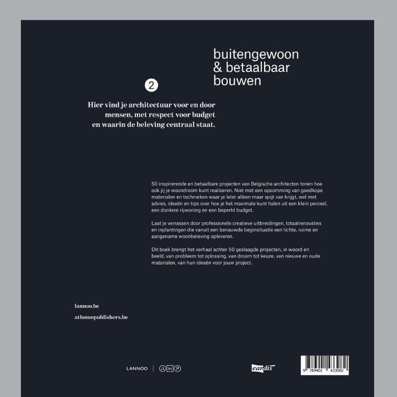 Buitengewoon & betaalbaar bouwen 2 / Buitengewoon betaalbaar Bouwen achterkant