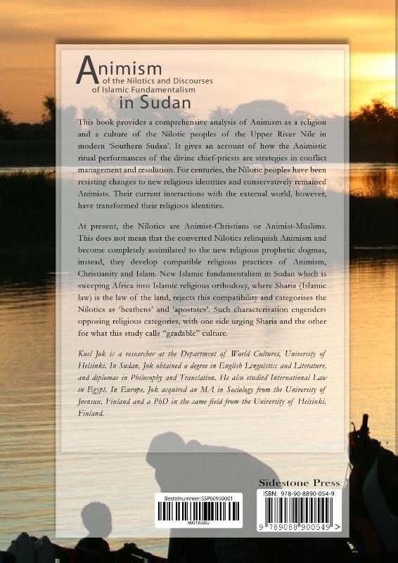 Animism of the Nilotics and Discourses of Islamic Fundamentalism in Sudan achterkant