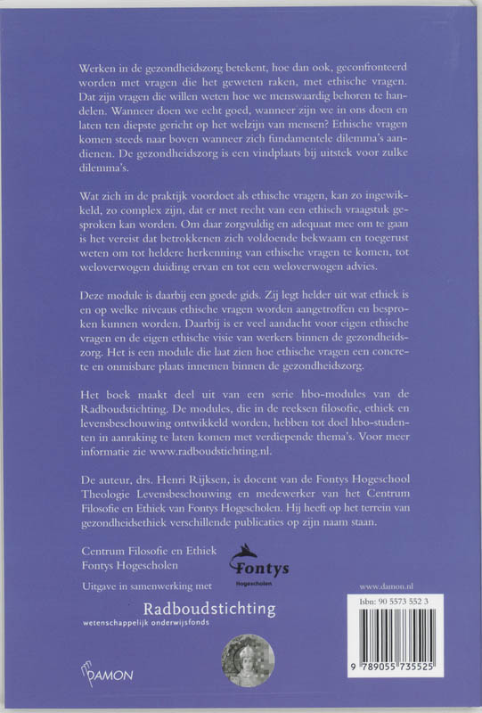 Verplegen Met Geweten Verplegen Met Geweten achterkant
