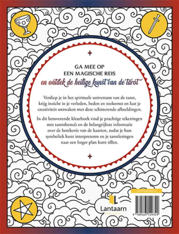 Tarot kleurboek achterkant