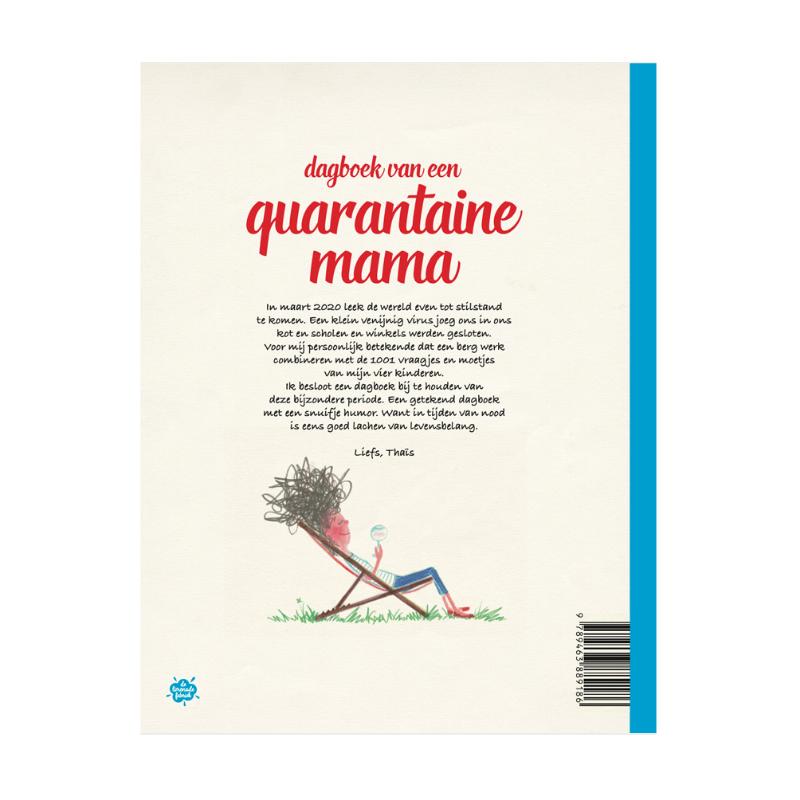 Dagboek van een quarantaine mama achterkant