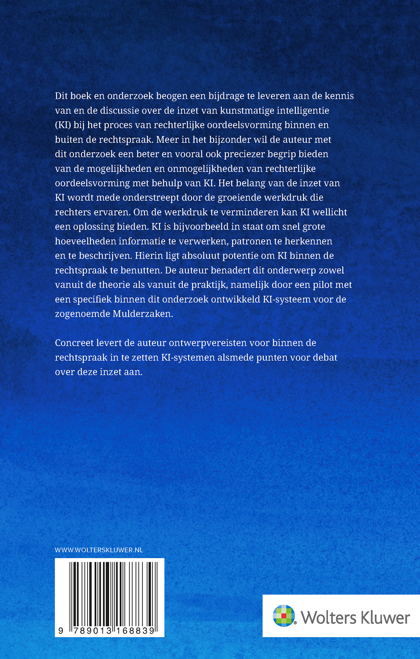 Kunstmatige intelligentie bij rechterlijke oordeelsvorming achterkant