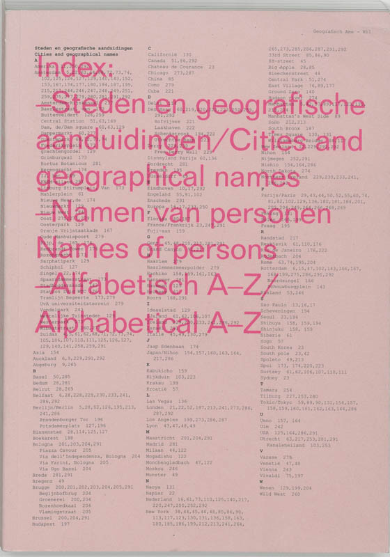 Cities & Eyes Bronnenboek