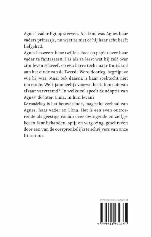 De vondeling De vondeling achterkant