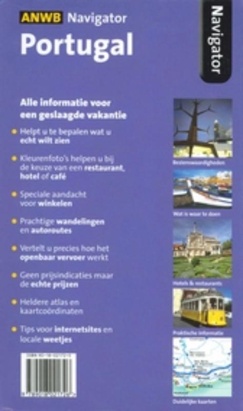 Portugal / ANWB navigator achterkant