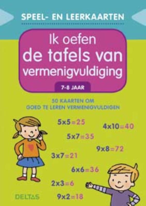 Ik oefen de tafels van vermenigvuldiging 7-8 jaar