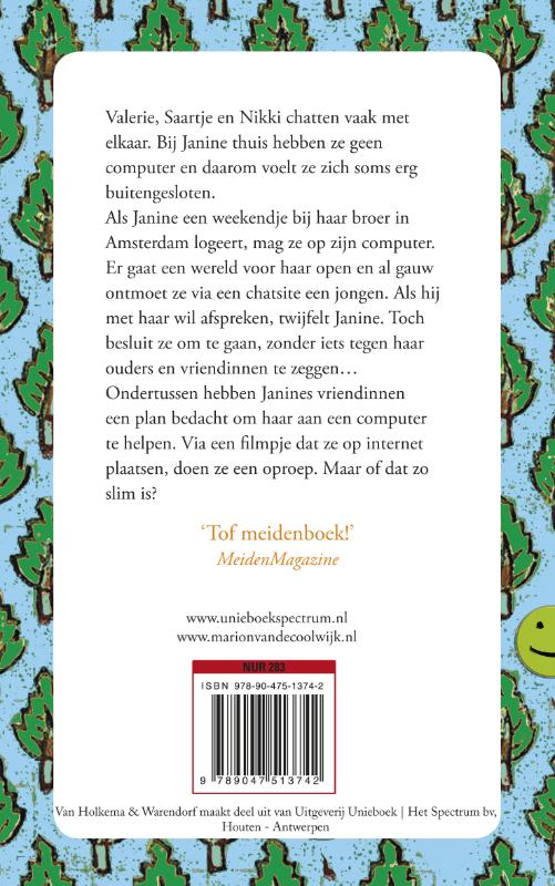 Meiden zijn gek ... op chatten / Meiden zijn gek... / 4 Meiden zijn gek ... op chatten / Meiden zijn gek... / 4 achterkant