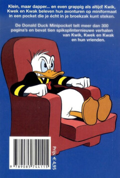Donald Duck mini pocket 6 / Donald Duck mini pocket / 6 achterkant
