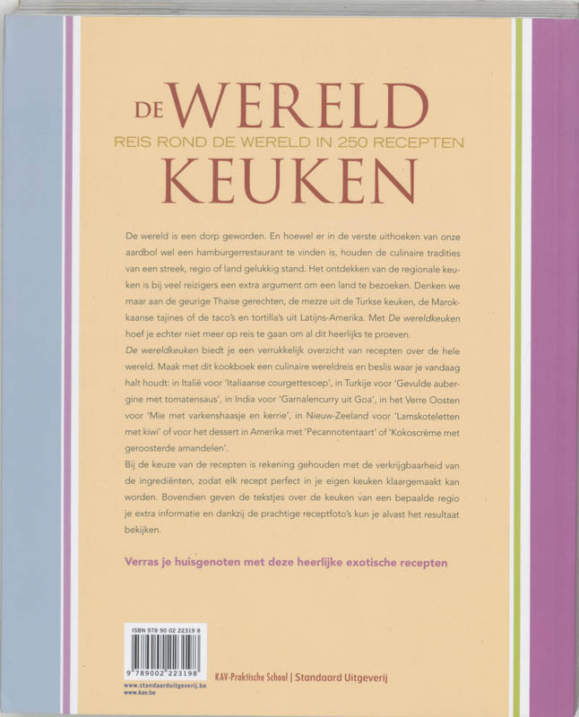 De wereldkeuken De wereldkeuken achterkant