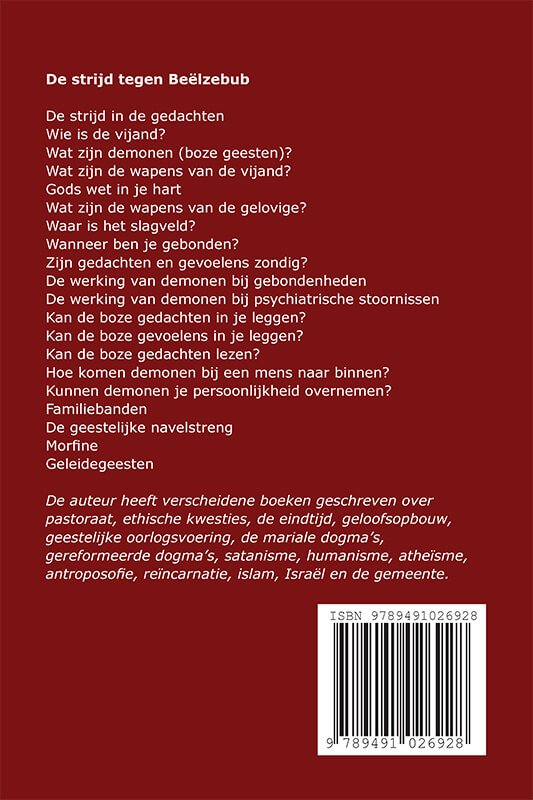 De strijd tegen Beëlzebub achterkant