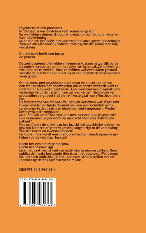 Innovatief leerboek persoonlijke psychiatrie Innovatief leerboek persoonlijke psychiatrie achterkant