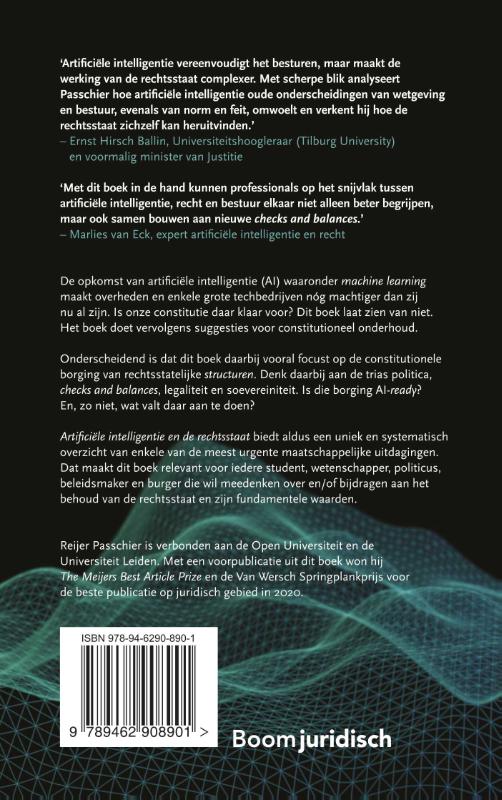Artificiële intelligentie en de rechtsstaat achterkant