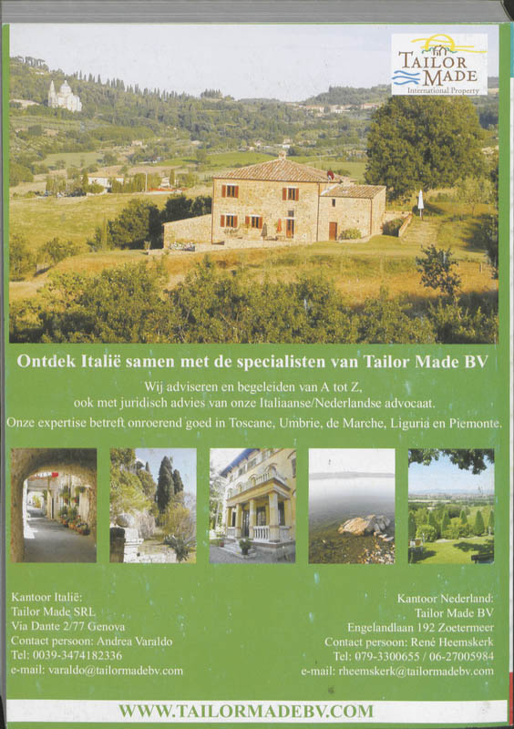 WONEN EN KOPEN IN ITALIE 2005 ING achterkant