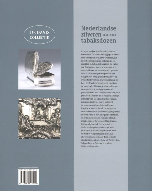 Nederlandse zilveren tabaksdozen 1650-1800 achterkant